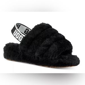 Ugg Fluff Yeah Slides Black Size 11